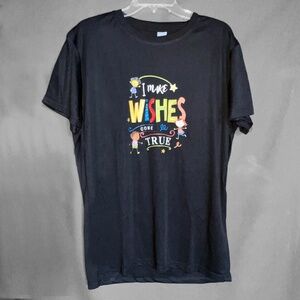 Black "I Make Wishes Come True" T-shirt